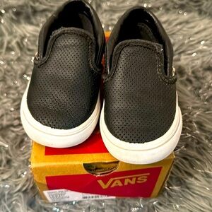 Classic perf leather slip on